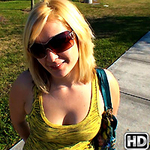 Photo of Leia Snow in Street Blowjobs video: Party On